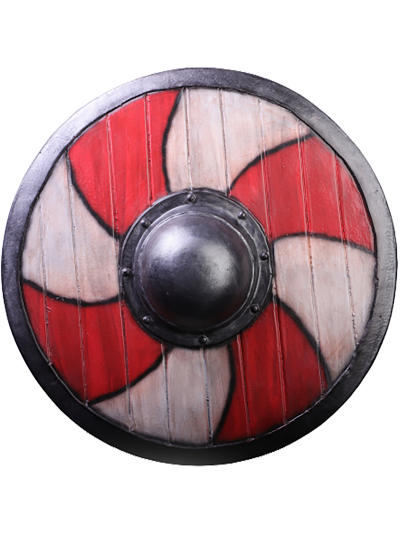  Trollfelsen 50cm LARP-Rundschild "Spirale" 